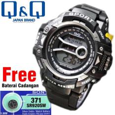 Jam Tangan Digital QQ878G25 Unisex (Pria & Wanita) Water Resistant