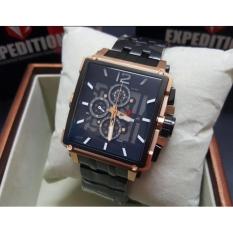 Jam Tangan Expdition Sport Formal Fashion Kasual Original Pria Cowok Laki Laki Expedition Rantai Crono Tanggal Aktif Original Model Terbaru Termurah Terlaris Keren Elegan Analog Rantai Stainless Steel Expedition Original Hitam Black Rose Gold Murah