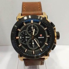 Jam Tangan EXPEDITION ORIGINAL PRIA E-6612 ROSEGOLD COKLAT