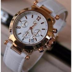 JAM TANGAN FASHION WANITA TANGGAL AKTIF STRAP KULIT GC.