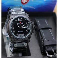 Jam Tangan Fasion Pria -Ter Baru-Strap Kulit-SW3349HA