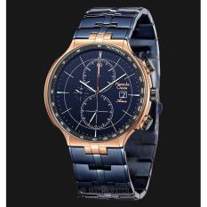 JAM TANGAN FORMAL SPORT ALEXANDRE CHRISTIE ORIGINAL PRIA COWOK LAKI-LAKI ALEXANDRE CHRISTIE ORIGINAL RANTAI STAILESS STEEL TANGGAL CRONO AKTIF MODEL TERBARU TERLARIS TERMURAH ALEXANDRE CHRISTIE AC 6477 ORIGINAL BIRU HITAM ROSE GOLD MURAH