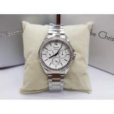 JAM TANGAN FORMAL SPORT ALEXANDRE CHRISTIE ORIGINAL WANITA CEWEK PEREMPUAN ALEXANDRE CHRISTIE ORIGINAL RANTAI STAILESS STEEL CRONO TANGGAL AKTIF MODEL TERBARU TERLARIS TERMURAH ALEXANDRE CHRISTIE AC 2694 ORIGINAL SILVER PUTIH MURAH