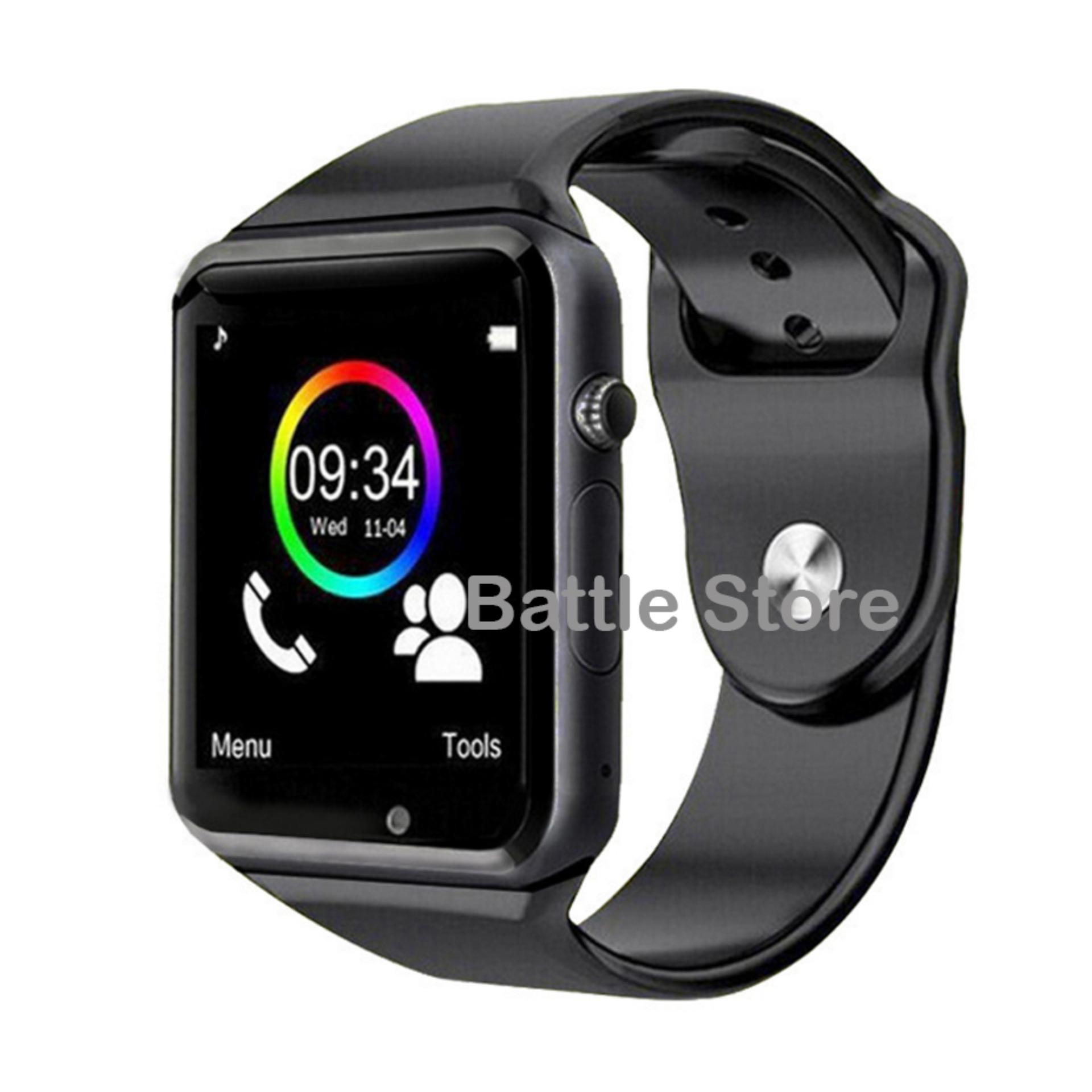 Jam Tangan LED - Jam Tangan Pria dan Wanita - Strap Karet - Mirip Apple Watch -Hitam