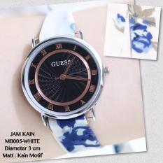 Jam Tangan Monol Kain Limited Stock Fashion Wanita Cewek Remaja Guess