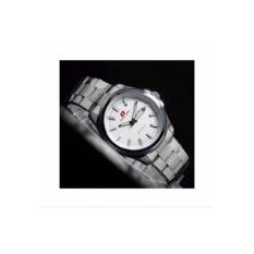 Jam tangan pria black white baru