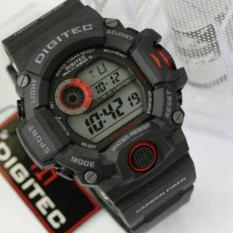 Jam Tangan Pria Level Tinggi Digitec Sport Digital 2064 With Box - Black Red