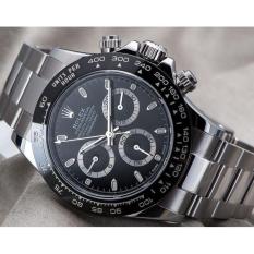 Jam Tangan Pria Otomatis ( Tanpa Baterai ) - Daytona R - Stainless Steel Anti Karat - Automatic Watch for men - Water Resistant