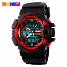 Jam Tangan Pria SKMEI Dual Time Casio Men Sport Original AD1117