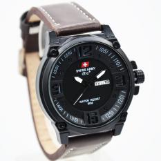 Jam Tangan Pria Swiss Army Tali Kulit (New)