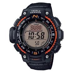 Jam Tangan Pria Triple Sensor Casio Outgear Original Kanvas SGW-1000B