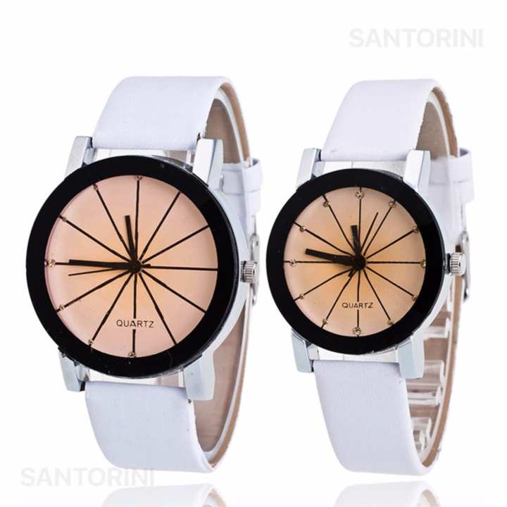 Jam Tangan Quartz Kulit Pu jam tangan quartz 1 pair pria dan wanita kulit pu Jam Tangan Quartz Kulit Pu jam tangan quartz 1 pair pria dan wanita kulit pu