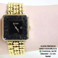 JAM TANGAN RANTAI WANITA PASIR KOTAK HIAS MEWAH SUPPLIER MURAH IMPORT