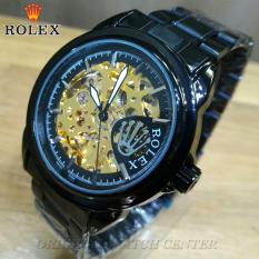 Jam Tangan--Rolex Pria - Automatic Movement - Jam Tangan Pria - Full Stainless Steel - Jam Fashion