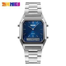 Jam Tangan SKMEI Casio Men Sport Watch Water Resist DG1220 Jam Tangan Pria Original Garansi - Silver Biru
