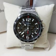 Jam Tangan Sport Formal Fashion Kasual Original Alexandre Christie Pria Cowok Laki Laki Analog Crono Tanggal Aktif Rantai Stainless Steel Model Terbaru Termurah Terlaris 2017 Kekinian Simple Keren Elegan Alexandre Christie AC6444 Original Silver