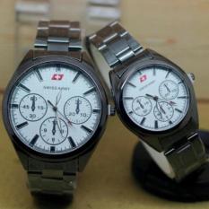 Jam tangan Swiss army pria&wanita Couple Rantai - SA 0163