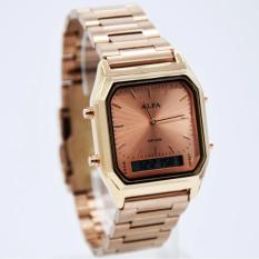 Jam Tangan Wanita ALFA Original - Dual Time - djmAF8003W2 - Dual Time