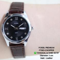 JAM TANGAN WANITA FOSSIL TALI KULIT PREMIUM TANGGAL GUESS RIPCURL DKNY