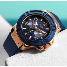 Jam Tangan Wanita Merk Guess Rubber Ori bm Type : 2473 Baterai