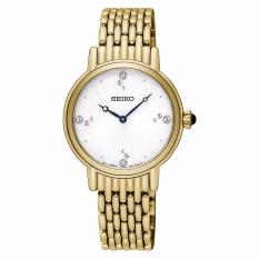 Jam Tangan Wanita Seiko SFQ804P1 Stainless Steel Emas