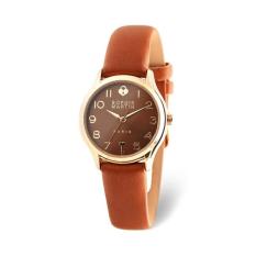 JAM TANGAN WANITA SOPHIE MARTIN PARIS KAMILA WPU828B7 COKLAT MURAH ORI