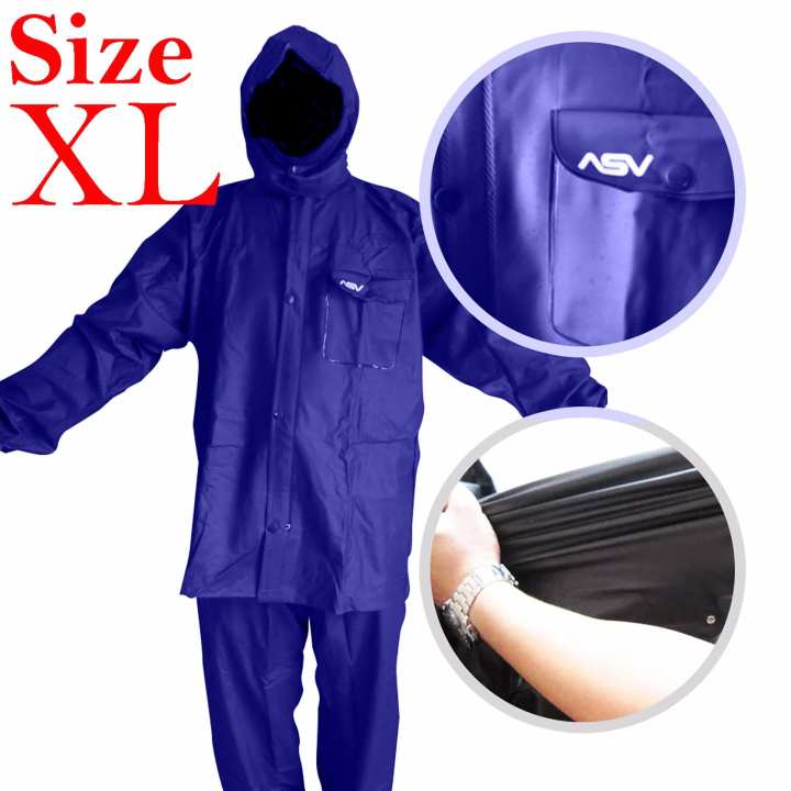 Jas Hujan ASV Versi 1 Kualitas No.1 Karet PVC Full Rubber