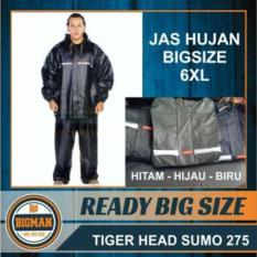 Jas Hujan Big Size, Extra Large Sumo Tiger XXXXXXL, Jas Hujan 6XL ,kualitas OKE