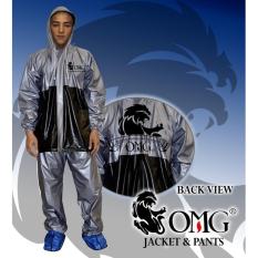 Jas Hujan OMG Set Jaket & Celana 100% Waterproof seperti GMA ASV Axio