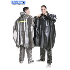 JAS HUJAN PONCHO SETELAN JUBAH CELANA TIC TIOC PRIA WANITA RAIN CITY