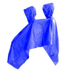 Jas Hujan Ponco 2 Kepala - Bahan Taslan Seperti Jashujan AXIO - Bukan Bahan Karet - Dijamin Tidak Mudah Sobek puzzisyukur