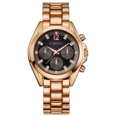 Jaywog Kingsky Pribadi Campuran Perdagangan Luar Negeri Netral Jam Tangan Grosir Kecepatan Jual Lewat Fisik Grosir Produsen (Rose GoldBlack)