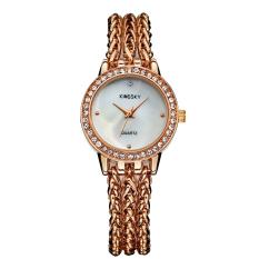 Jaywog MS Guangzhou Kingsky Watch Eropa dan Amerika Serikat Dikontrak Kecepatan Angin Etsy Jual Lewat Tradekey Dunhuang EBay Ledakan (WhiteRose Emas)