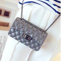 JCF Tas Fashion Import Anak Remaja Dan Wanita Dewasa Silica Jelly Sling Teenager And Adult Mini Candy Bag Selempang Badan - Grey