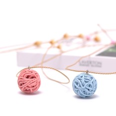 Jepang atau Korea Selatan Perempuan Jingdezhentaoci Kalung Keramik Kalung
