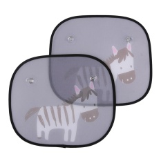 Jinqs 2 Pcs Universal Mobil Jendela Matahari Bayangan Bayi Mobil Sunshades Menghalangi Sinar UV Yang Berbahaya Sinar Matahari Panas-Internasional