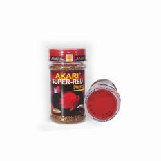 Jirifarm Pakan Ikan Red Parrot Pelet Tenggelam Akari Super-Red 2mm 140g botol