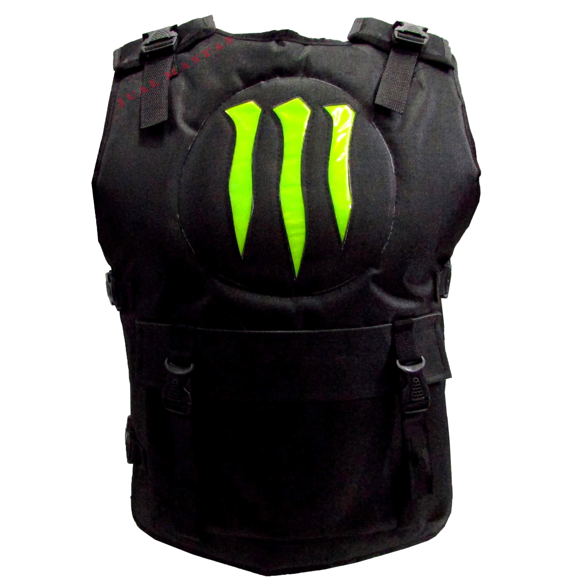 JM Rompi Motor Schotlight Motif Tulang - Hijau