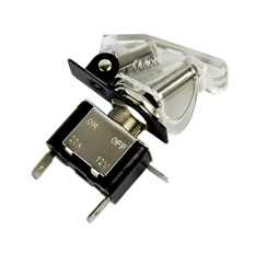 Jo. dalam 12 V 20A Mobil Otomatis Penutup Putih LED SPST Atur Saklar Kontrol On/Off (Hitam + Perak) -Intl