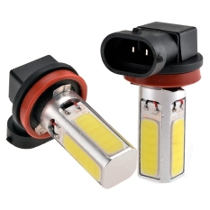Jo. Di Lampu Mobil 2 Pieces 20 W COB Lampu LED Hari DRL Mengemudi Fog Lampu Utama Super Bright Putih (multicolor) -Intl