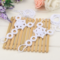Jo. In Perempuan Tangan Rajutan Pantai Sandal Barefoot Seksi Alas Kaki Pernikahan Toe Ring Gelang (Putih)-Intl