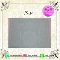JS-30 White Henna Lotus Mandala / Henna Putih / White Henna
