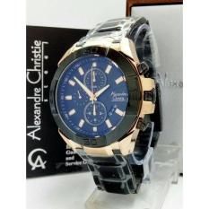 JUAL ALEXANDRE CHRISTIE AC 6224 PRIA SPORTY ROSEGOLD BLACK ORIGINAL