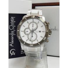 JUAL ALEXANDRE CHRISTIE AC 6473 PRIA SPORTY SILVER WHITE ORIGINAL