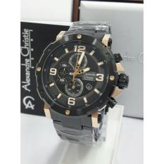 JUAL ALEXANDRE CHRISTIE AC 6474 PRIA SPORTY ROSEGOLD BLACK ORIGINAL