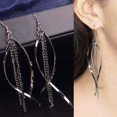 Jual Anting Korea Copper Chain Long Earrings