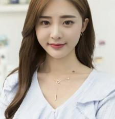 Jual Kalung Korea Titanium Steel Minimalist Love