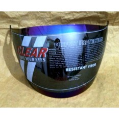 Kaca helm INK CX22, CX25, T1, KYT 2vision, 2vista, scorpion king, venom RR 2 (Pelangi)