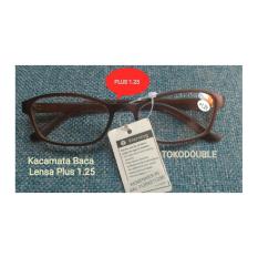 Kaca mata Baca Plus 1.25 Kacamata Lensa Plus 1.25
