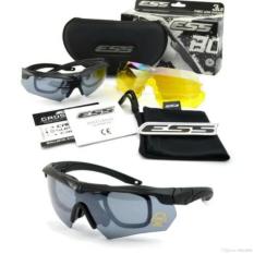 Kacamata Airsoft Gun Ess Crossbow 3 Lensa // Kaca mata Army